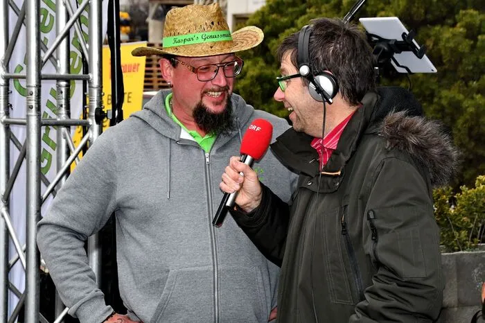 Die Eröffnung wurde gemeinsam mit dem Radio Steiermark Wurlitzer unter der Moderation von Werner Rannacher gefeiert ...