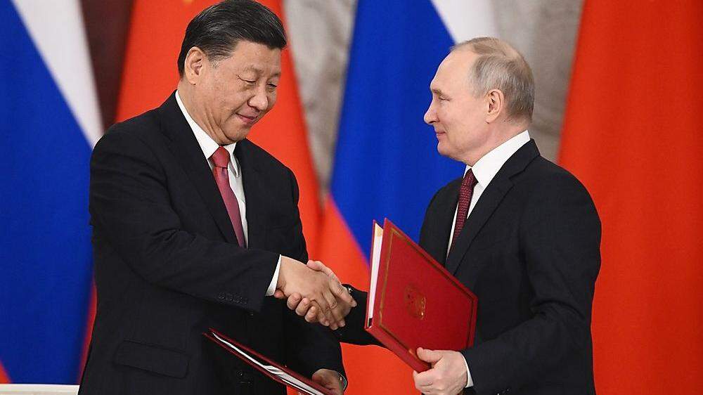 Xi und Putin in Moskau 