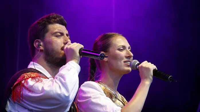 Als Abschluss des dreitägigen Open-Air-Festivals in Fürstenfeld erklangen Sonntagabend die unverwechselbaren Töne der Oberkrainer-Musik