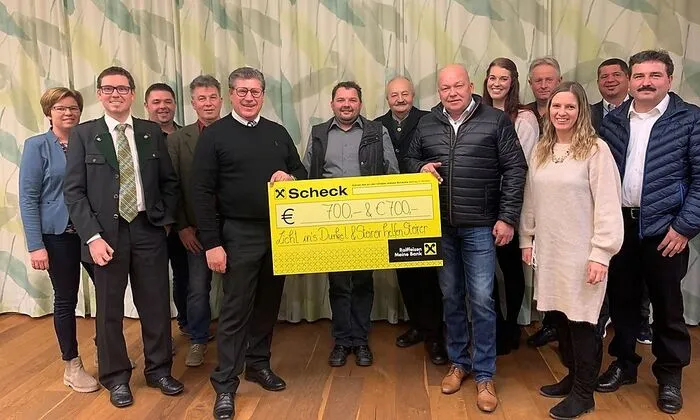 700 Euro spendeten die Gemeinderäte der MG St. Anna am Aigen