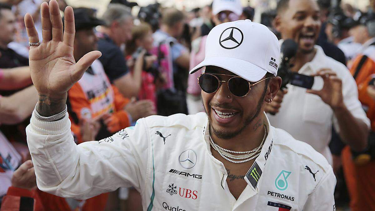 2018 sah Lewis Hamilton wie ein Popstar aus...