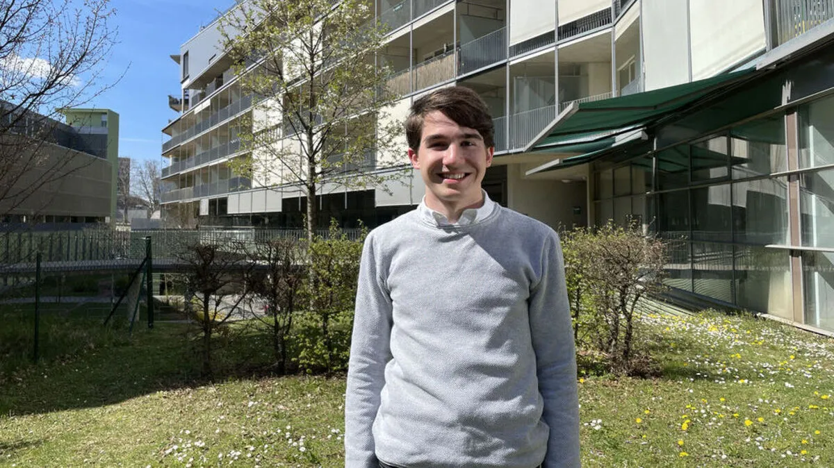 Matin Burgstaller (16) sammelte 11.000 Euro für die Ukraine-Nothilfe von SOS-Kinderdorf.
