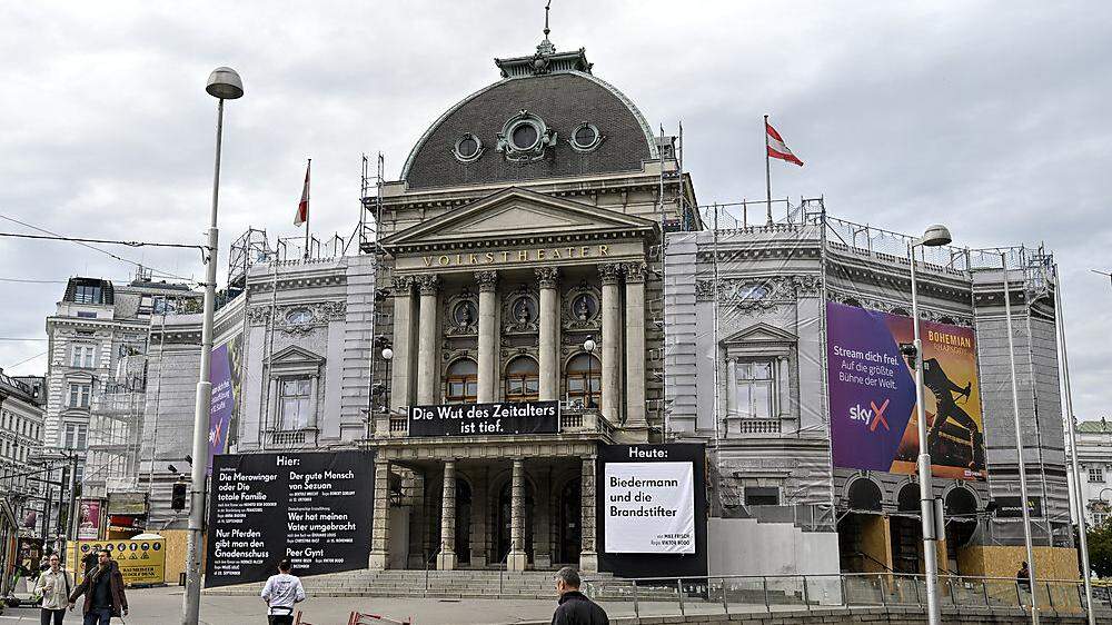 Rundum ein Sanierungsfall: das Volkstheater Wien