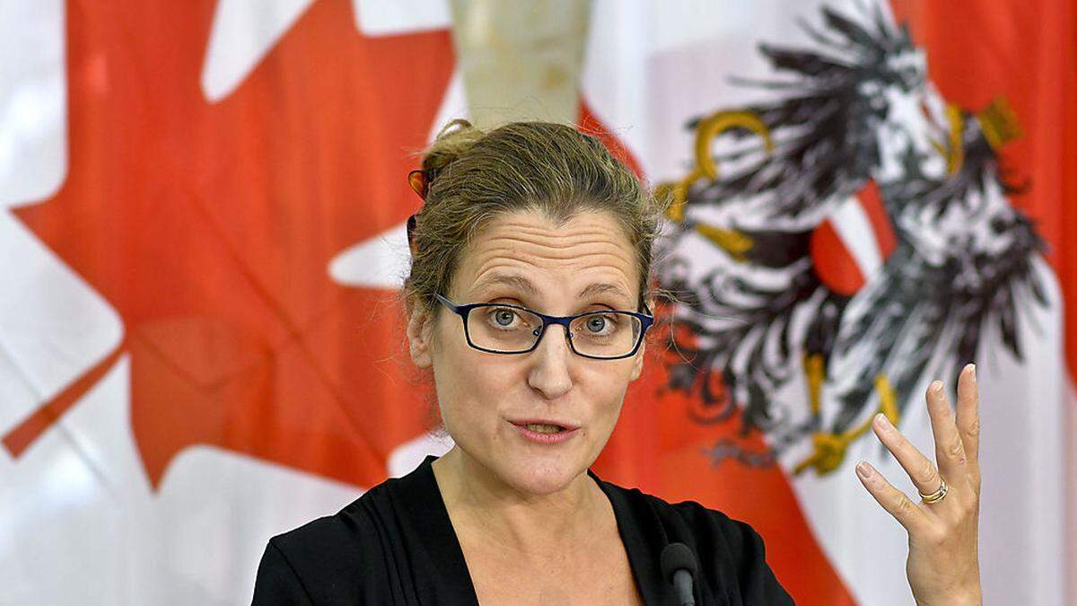 Die kanadische Handelsministerin Freeland