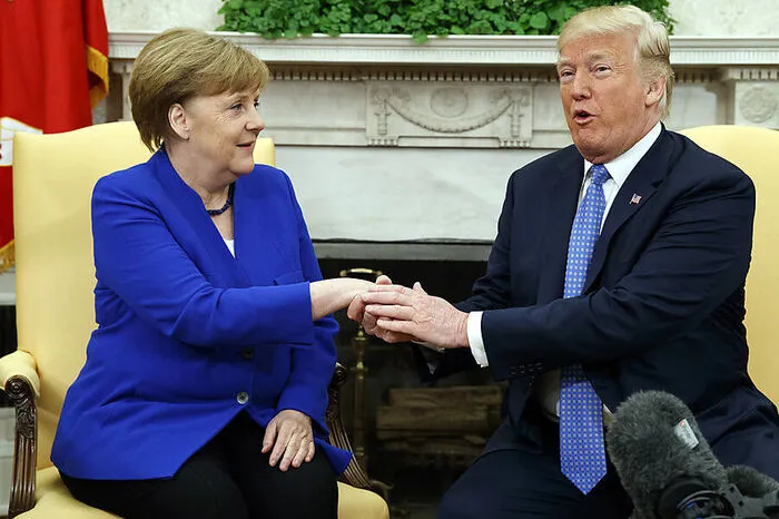 Trump zeigte sich von seiner charmanten Seite.