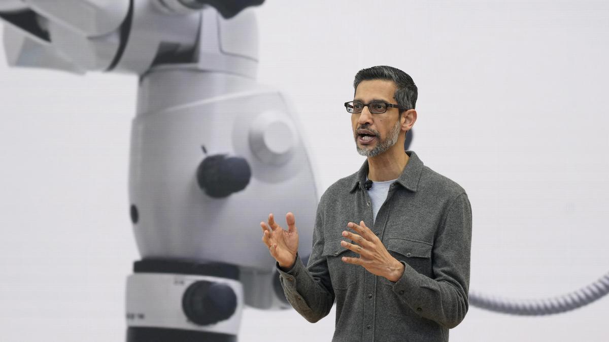 Alphabet-CEO Sundar Pichai auf der Google I/O 