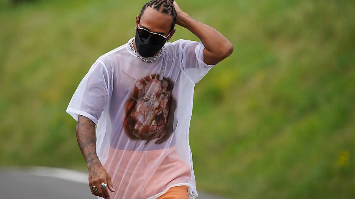 Lewis Hamilton am Donnerstag