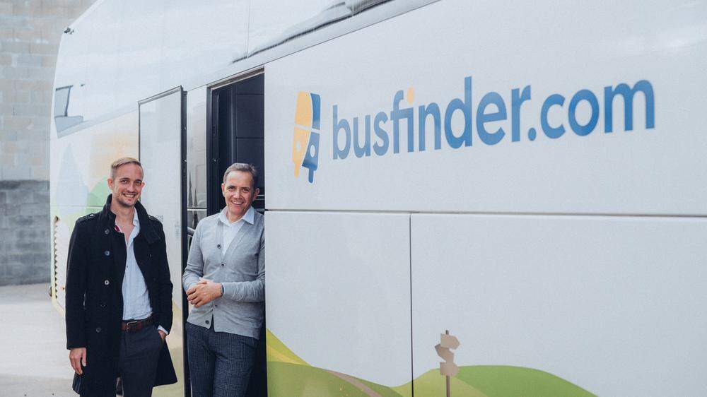 „Busfinder“-Geschäftsführerduo: Andreas Konrad und Christoph Berdenich | „Busfinder“-Geschäftsführerduo: Andreas Konrad und Christoph Berdenich