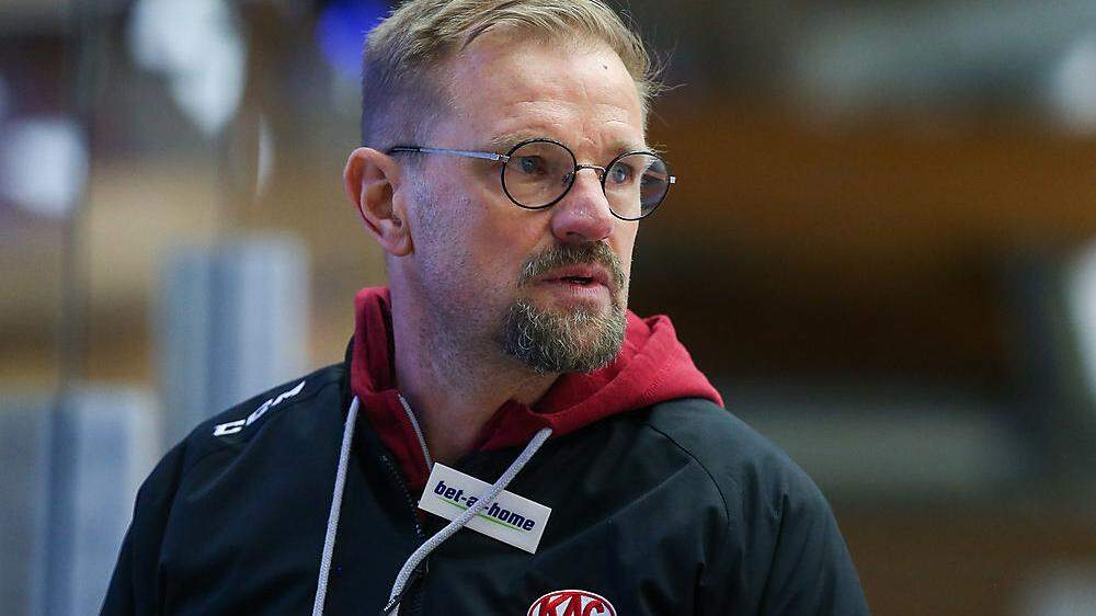 Petri Matikainen war in Salzburg nicht zufrieden mit der Leistung seiner Mannschaft