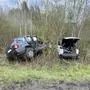 Die Auto mussten von der Feuerwehr geborgen werden