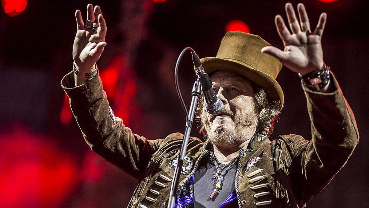 Zucchero beim Konzert in Reifnitz