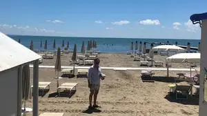 Strand in Grado | Stille am Strand: Der Cocobello-Mann ist nicht mehr da