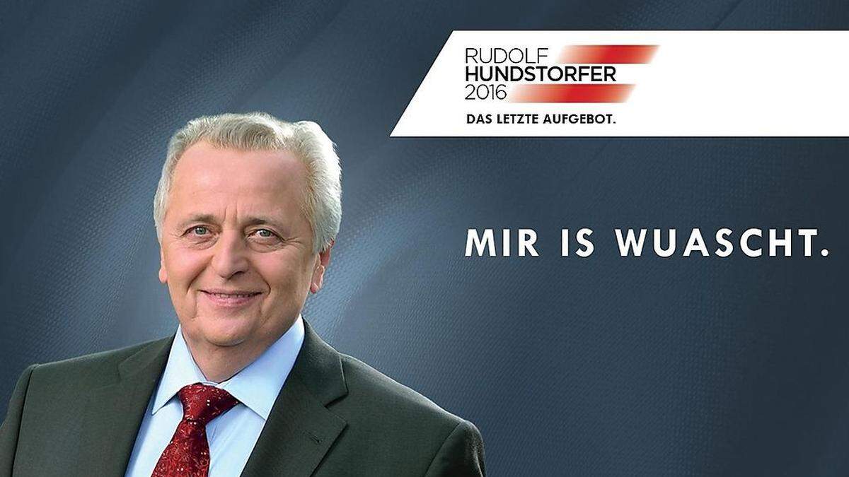 Augenzwinkernde Wahlkampfarbeit: SPÖ-Kandidat und sein letztes Aufgebot.