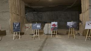 Die Fotografien wurden im Römersteinbruch Aflenz präsentiert