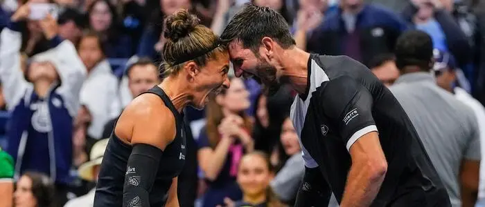 Sara Errani und Andrea Vavassori holten sich 2025 den Mixed-Titel