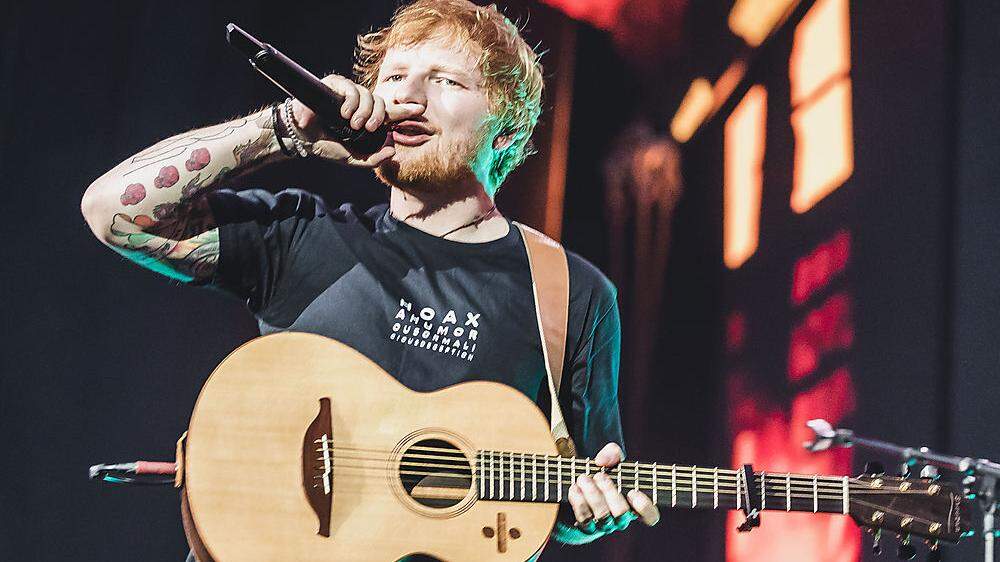 Ed Sheeran singt nicht nur, sondern malt auch