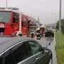 Die Feuerwehren Köppling und Söding waren am Unfallort im Einsatz