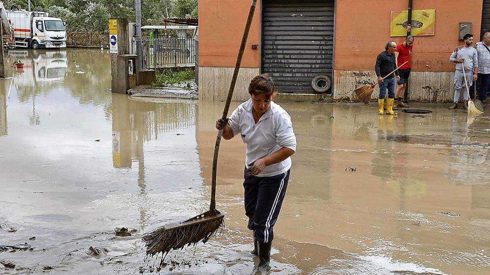 Bereits letzte Woche kam es in Italien (im Bild Benevento) zu Überschwemmungen