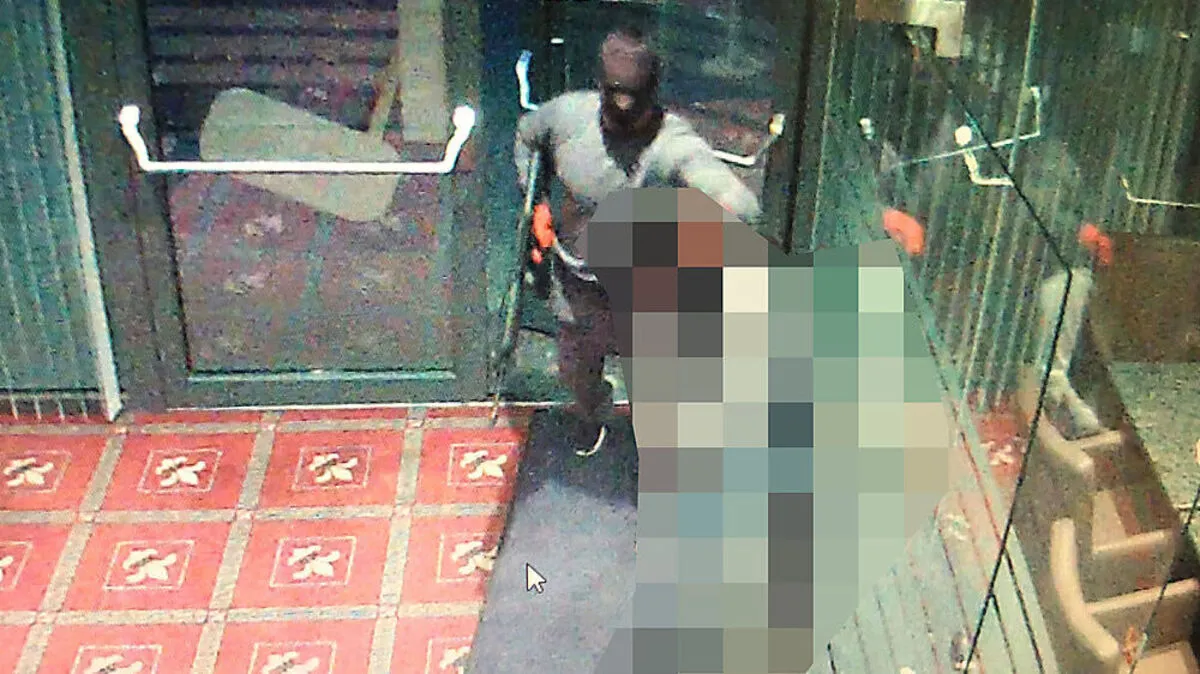 Bild aus der Überwachungskamera