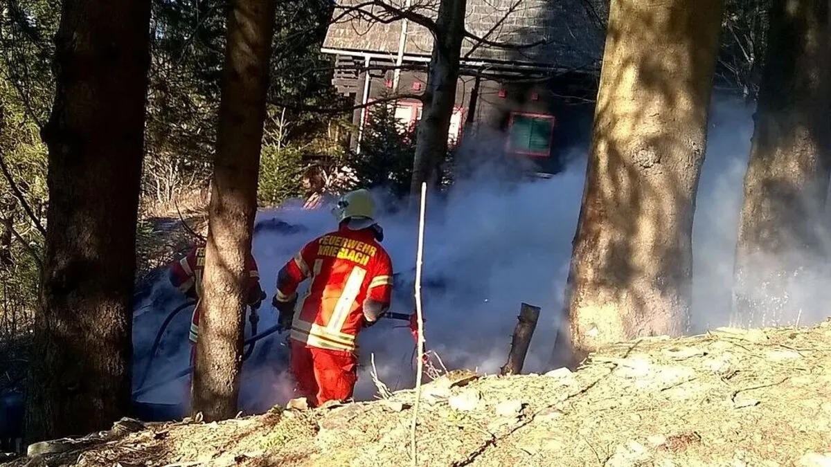 Waldbrand am Alpl (Krieglach)