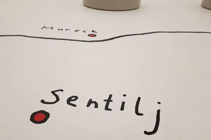 Die Grenze ist gleichzeitig Leitfaden der Schau