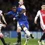 Kurt Zouma (in blau) tanzte die Ajax-Mannschaft aus