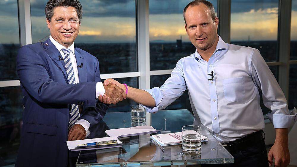 Guter Start für die ORF-Sommergespräche: Den Auftakt mit Hans Bürger und Neos-Chef Strolz verfolgten durchschnittlich 577.000 Zuseher