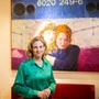 Die Ministerin beim Gespräch in ihrem Büro