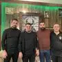 Halil Saracoglu (2. v. r.) vom Barbershop in Liezen mit Özgür Saracoglu, Özcan Saracoglu und Deniz Köylü
