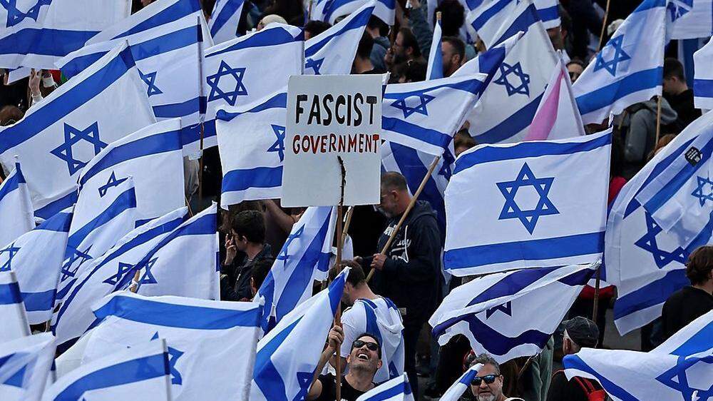 Die Justizreform würde die Demokratie in Israel schwächen. Hunderttausende gingen deswegen auf die Straße.