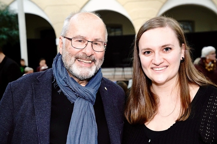 Josef Gracher mit Ariane Drußnitzer