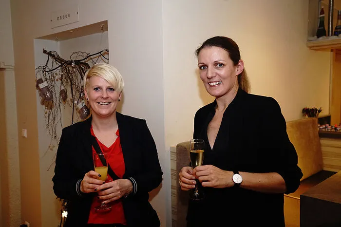 Johanne Oberlerchner mit Nina Neuschitzer