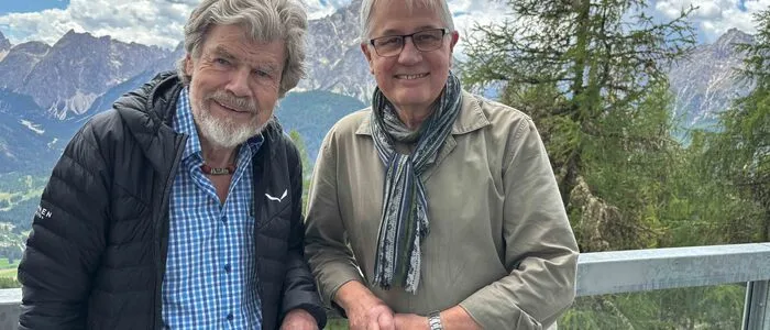 Reinhold Messner und Robert Schauer