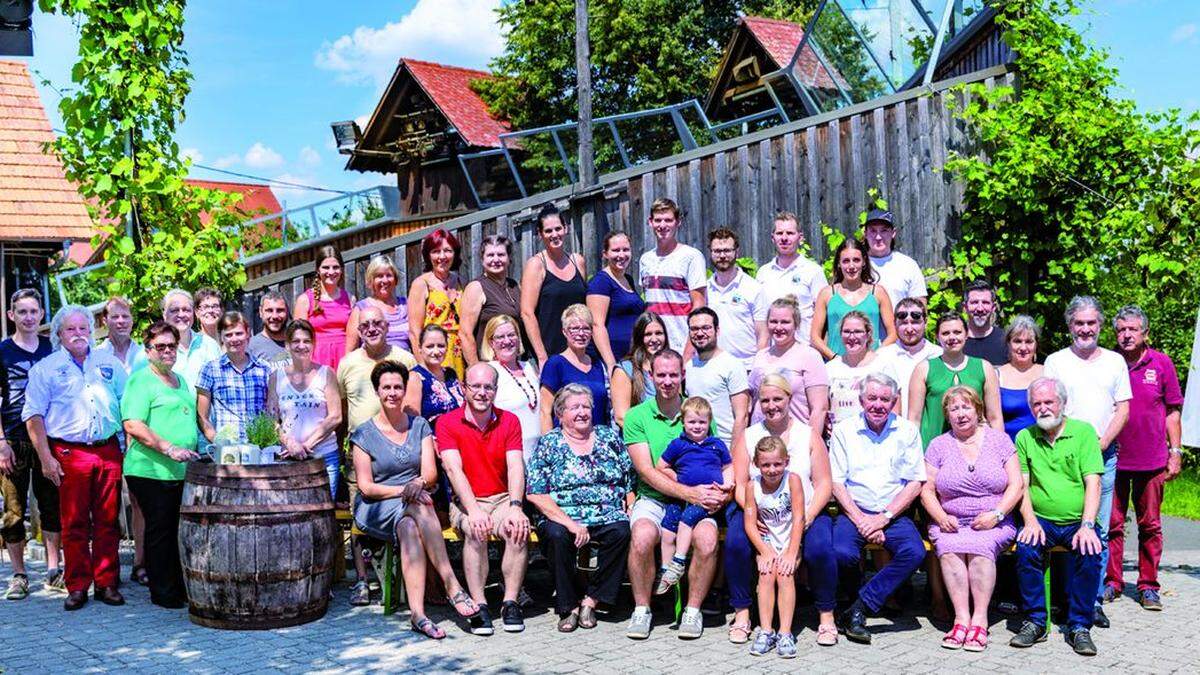 Die Mitglieder der Theaterrunde Volksbühne St. Josef in der Weststeiermark 