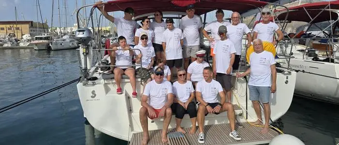 Eine Woche lang waren die Lebenshilfe-Klienten auf dem Meer unterwegs