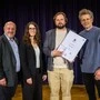 Michael Linzer, Landesinnungsmeister Kärnten; 
Eva Kelety, Bundesinnungsmeisterin der Berufsfotografie; 
Gewinner Daniel Trippolt; 
Peter M. Mayr, Innungsmeisterin-Stv. Wien (von links) 