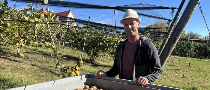 Hannes Bischof kam vor zehn Jahren auf die Kiwi