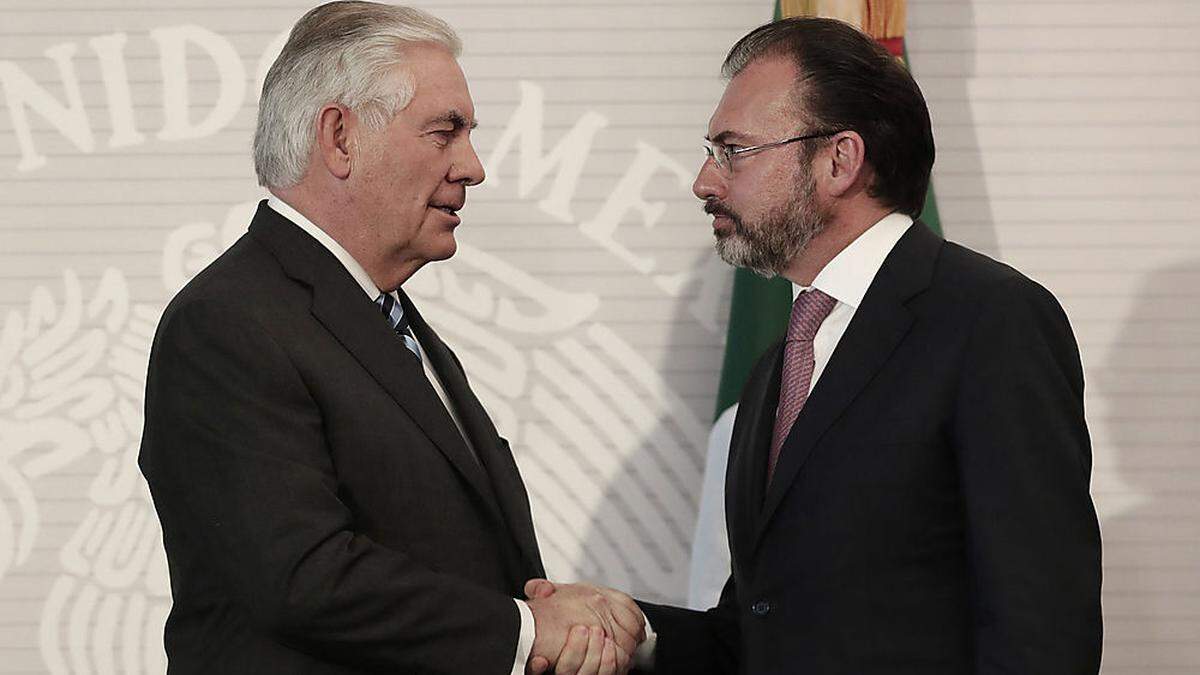 Rex Tillerson und Luis Videgaray