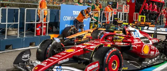 Charles Leclerc sorgte mit einer Unachtsamkeit für Aufsehen