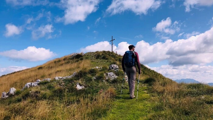 Steile Hänge und schöne Aussichten hat der Freiberg, Setiče, zu bieten