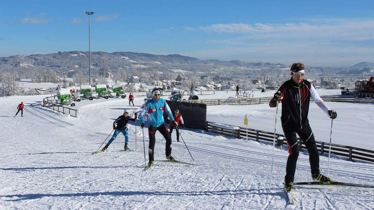 Derzeit wird in der Alpen Arena gesportelt