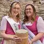 Die beiden Kasprinzessinnen sind beim Kasfest dabei
