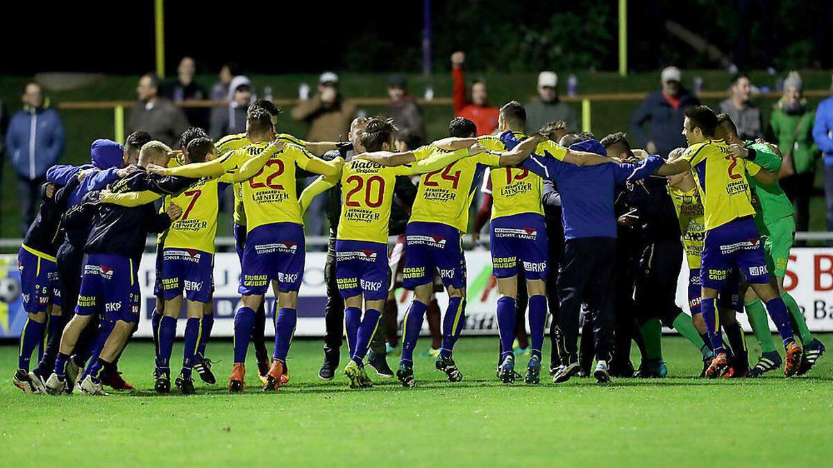 Lafnitz will feiern wie nach dem Cup-Sieg gegen Mattersburg