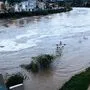 Die Draubermen wurden präventiv gesperrt | Die Drau führte Hochwasser