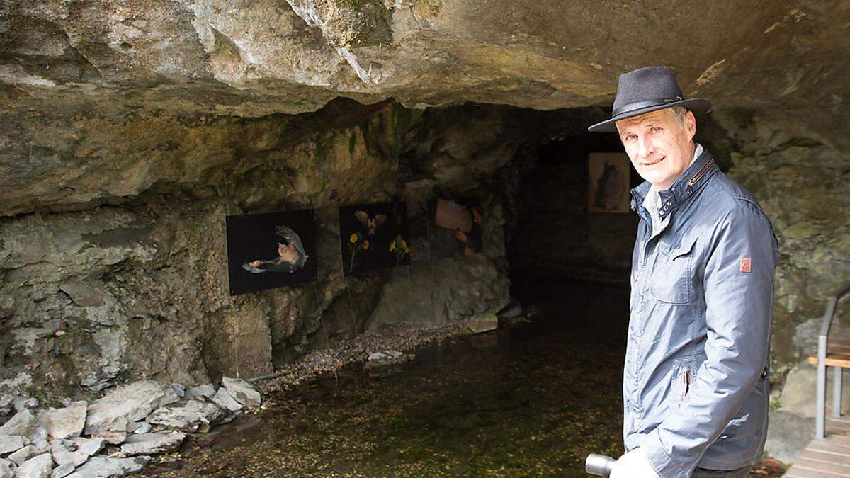 Klaus Krainer von der Arge Naturschutz, die sich für die Fledermäuse einsetzt