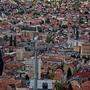 Blick auf die bosnische Metropole Sarajevo