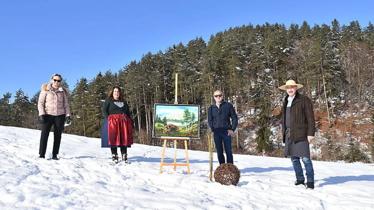 Treffen am Turnersee: Pukart, Schwarz, Wetzl und Pototschnig