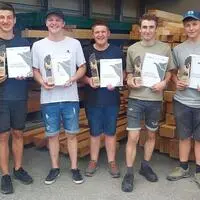 Matteo-Luca Kratzer, Emanuel Wurzer, Leo Obererlacher, Lucas Obernosterer, Daniel Waldauf, Matthias Moosmair und Lino Köll