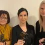 Ida Hirschegger (l.) mit ihren Kolleginnen Nadine und Kathrin Paier. 