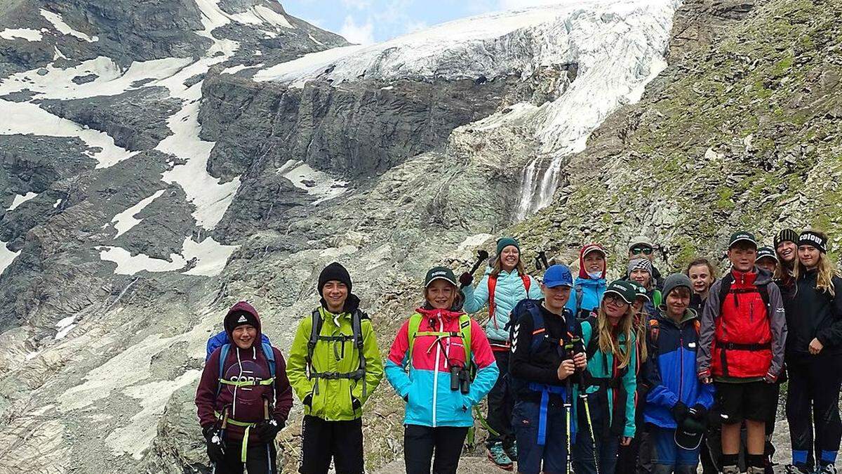 Ausgebildet wurden die Jugendlichen auch am Gletscher 